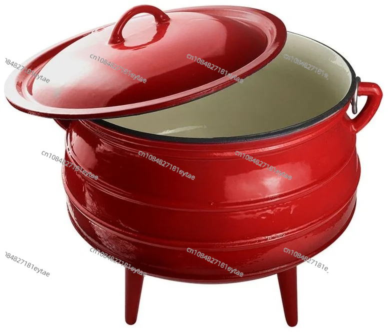 Camping Cooking Cast Iron - 새로운 재고 에나멜 코팅 무쇠 냄비