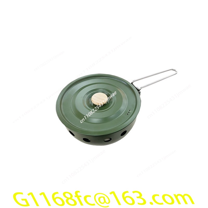 Camping Cooking One Pot - 휴대용 야외 카드 스토브, 요리, 볶음,