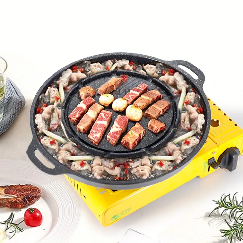 Camping Cooking One Pot - 야외 캠핑용 냄비 그릴 올인원 냄비