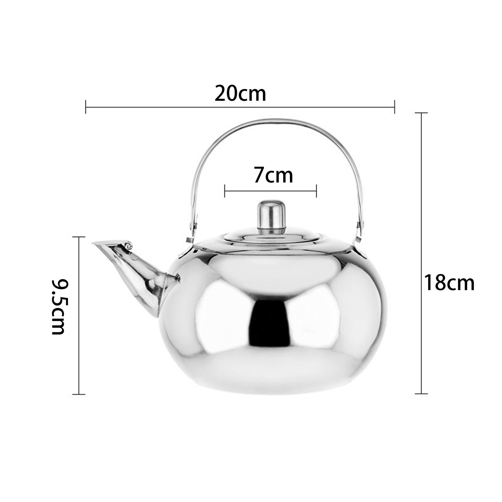 Camping Cooking Pot Large - 스테인리스 스틸 차 주전자, 화상 방지