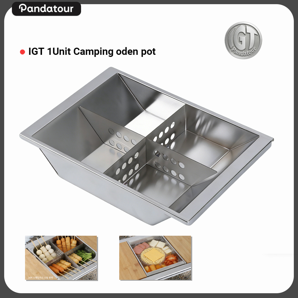 Camping Cooking Pot Large - 판다투어 캠핑 IGT 유닛 오덴팟 관광용