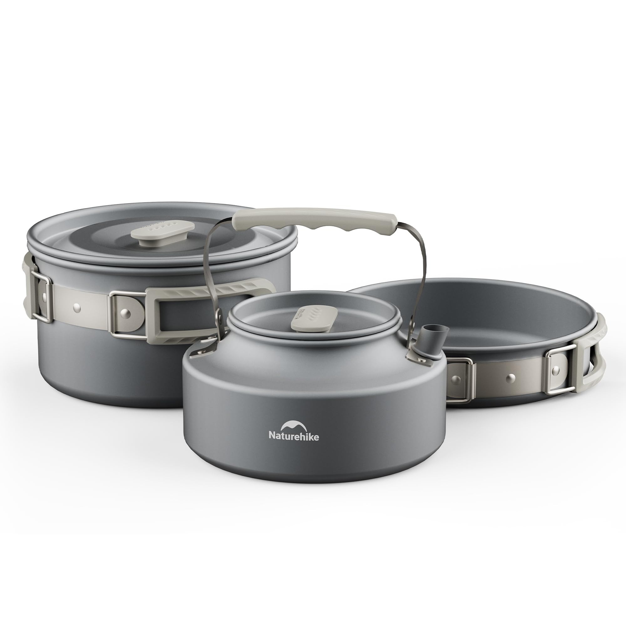 Camping Cooking Pot Large - 네이처하이크 캠핑 수프 냄비 뚜껑 포함