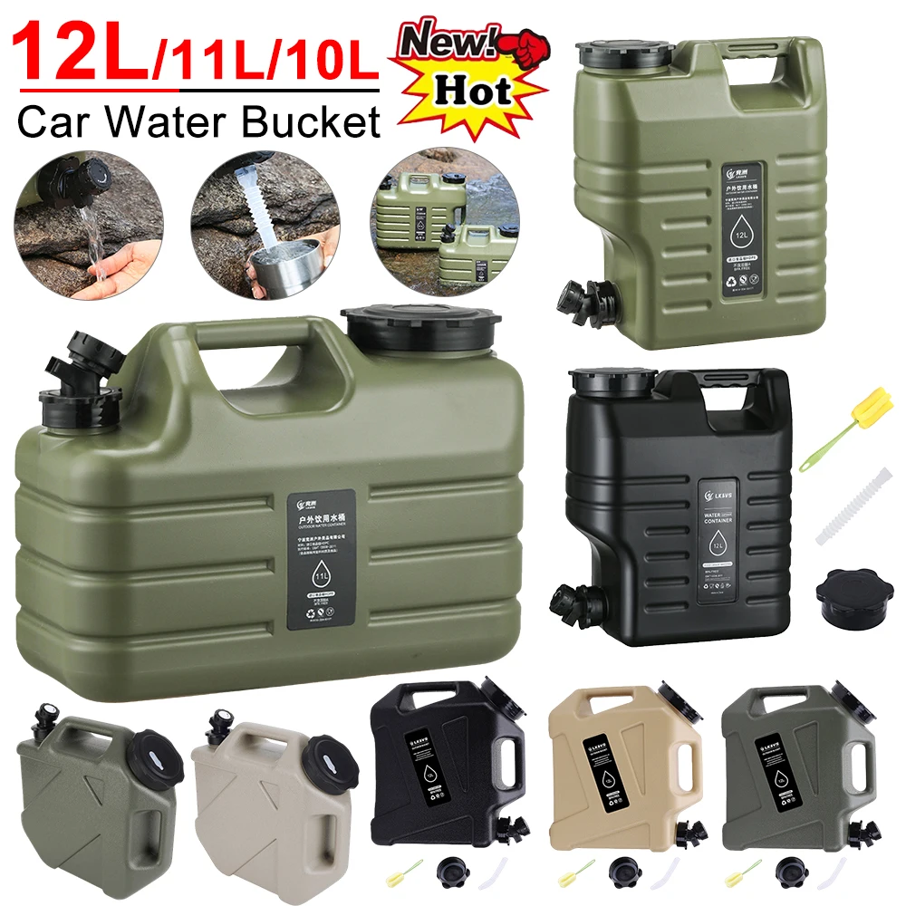 Camping Cooking Container - 대용량 캠프용 휴대용 자동차 물 양동이,