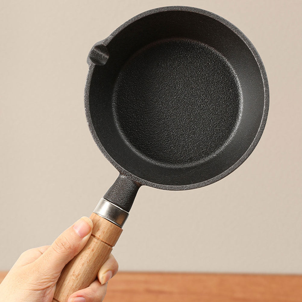 Camping Cooking Cast Iron - 미니 무쇠 계란 프라이팬 평평한 바닥