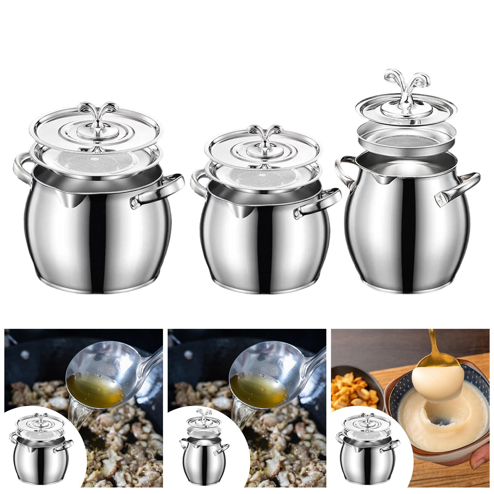 Camping Cooking Container - 그리스 용기 다목적 내열성 그리스 캔