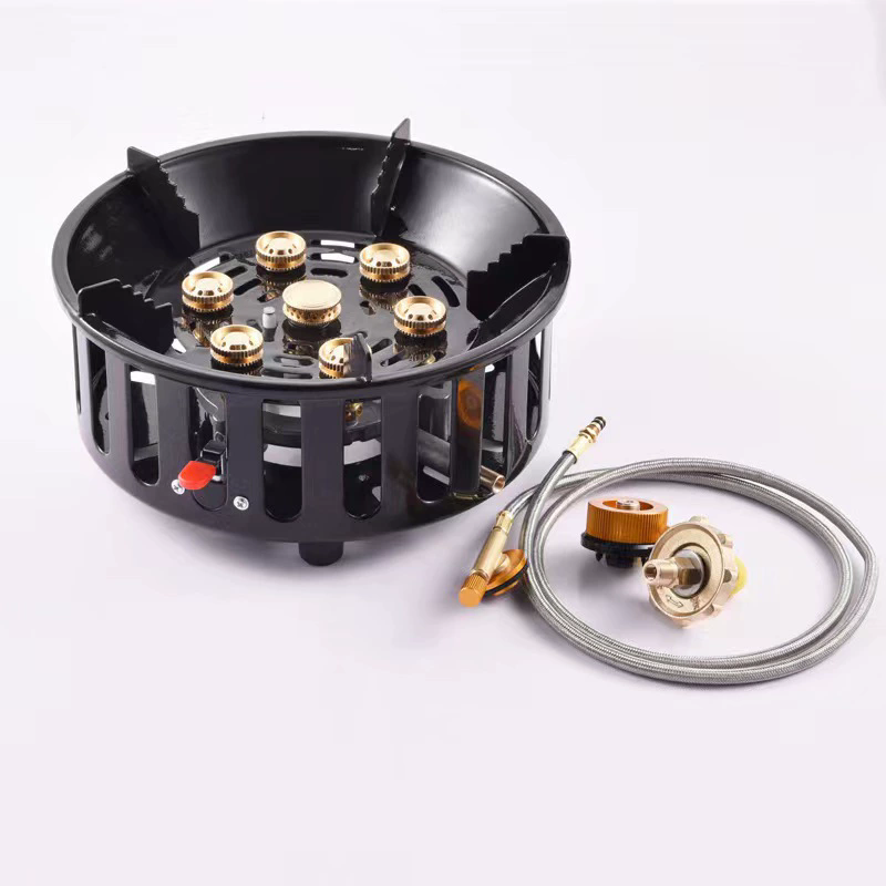 Camping Cooking All In One - 21000W 강력 화력 스토브 7 코어