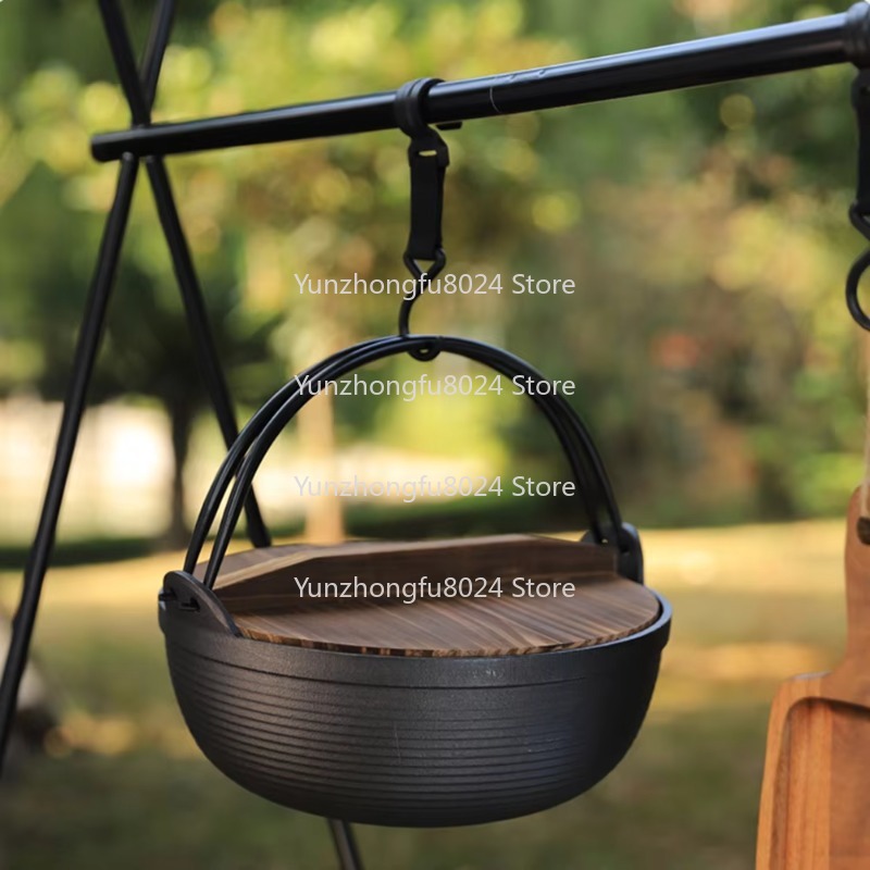 Camping Cooking Cast Iron - 야외 캠핑용 주철 냄비 피크닉용 요리