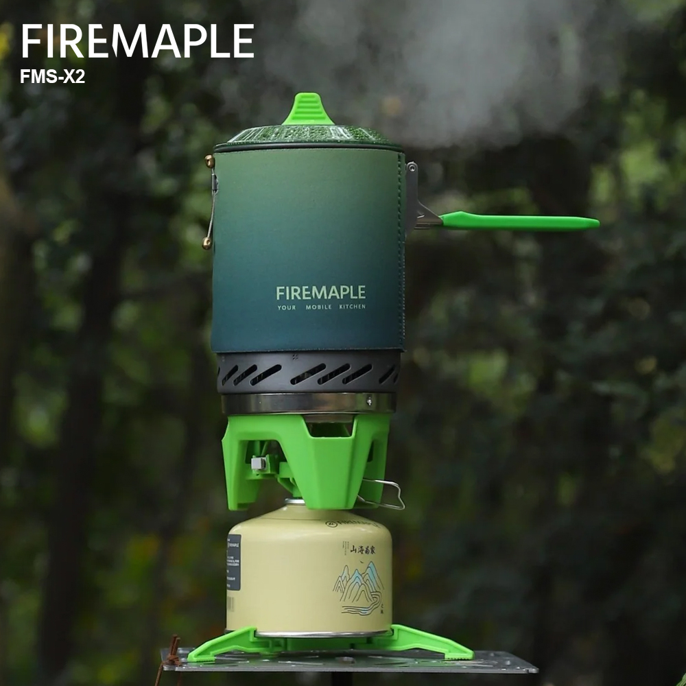 Camping Cooking One Pot - Fire-Maple FMS-X2 요리 시스템 야외 가스