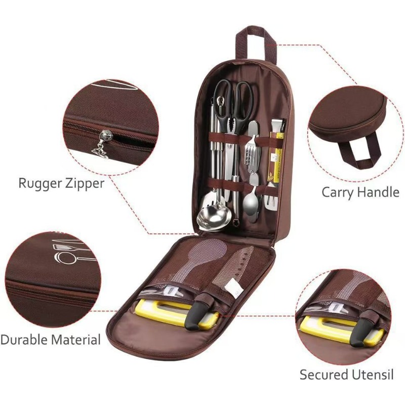 캠핑 여행용 조리기구 정리함 휴대용 파우치 바베큐 캠프 - Camping Cooking Equipment Bag 리뷰 및 가격