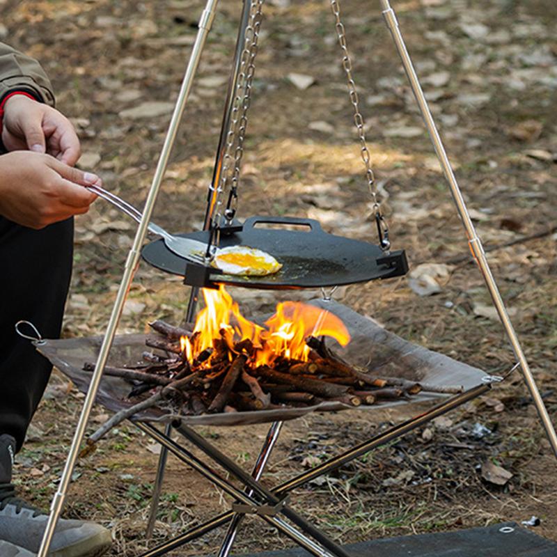 야외 캠프파이어 삼각대, 휴대용 캠핑 피크닉, 캠프파이 - Camping Cooking One Pot 리뷰 및 가격