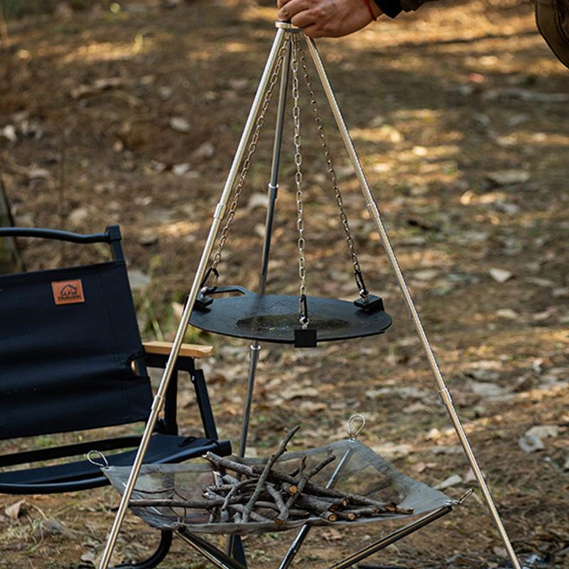 야외 캠프파이어 삼각대, 휴대용 캠핑 피크닉, 캠프파이 - Camping Cooking One Pot 리뷰 및 가격