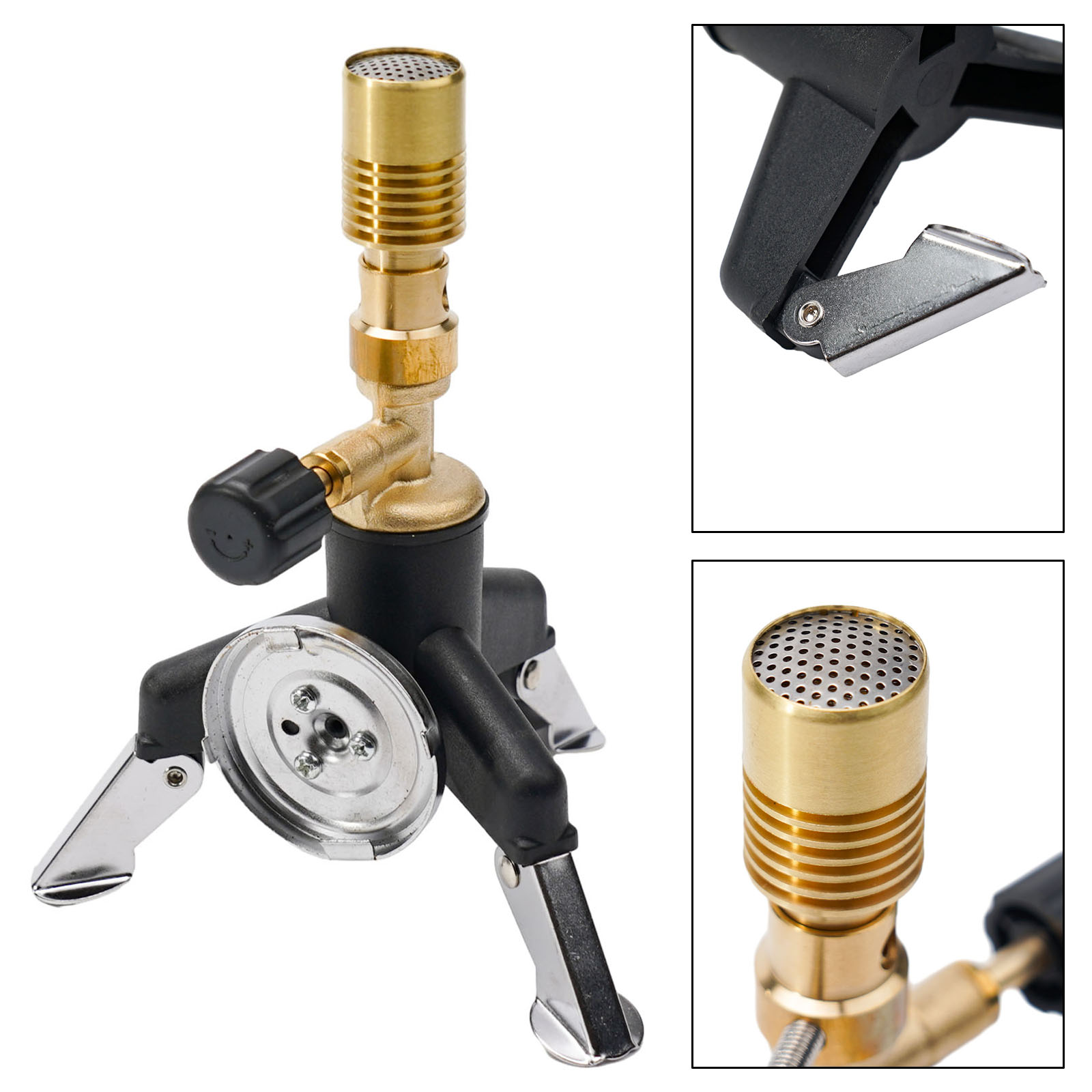 휴대용 황동 번젠 버너 가스 토치 다크 브라스 다용도  - Camping Cooking Gas Stove Portable Tool 리뷰 및 가격
