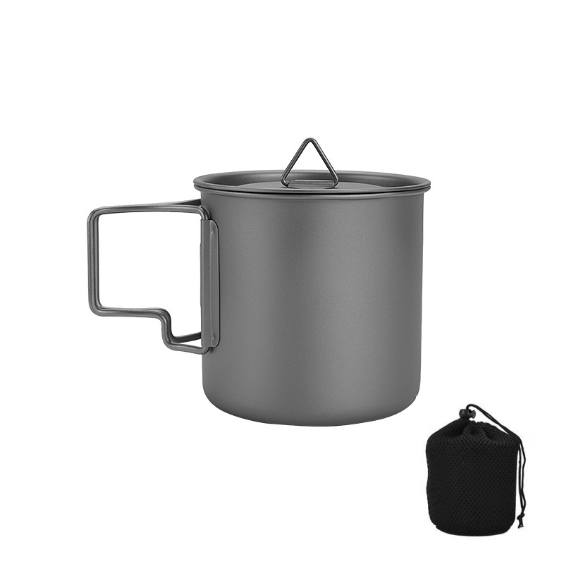 접이식 손잡이가 있는 티타늄 캠핑 머그, 가벼운 휴대용 - Camping Cooking Lightweight 리뷰 및 가격