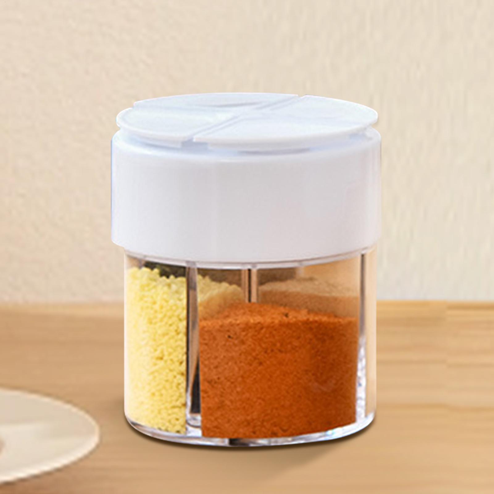 조미료 용기 뚜껑 구멍이 있는 투명한 소금 용기 청소가 - Camping Cooking Container 리뷰 및 가격