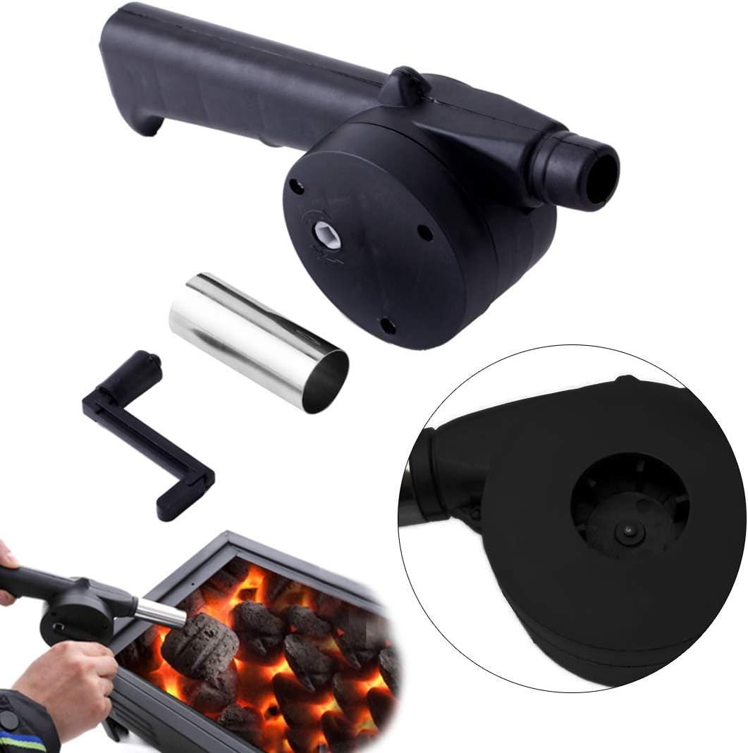 바베큐 팬 에어 블로워 빠른 불쏘시개 휴대용 수동 핸드 - Camping Cooking Device 리뷰 및 가격