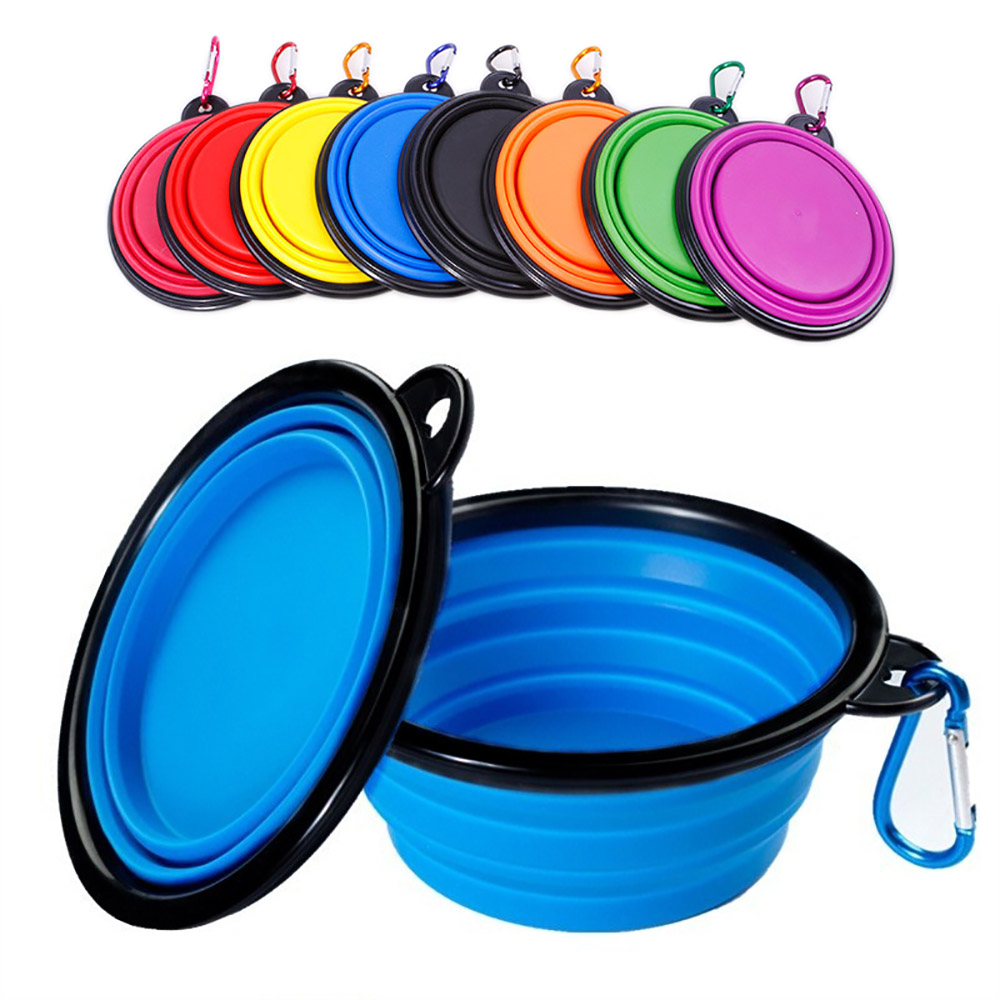 접이식 애완견 실리콘 사료 물통 야외 캠핑 여행 휴대용 - Camping Cooking Dishes 리뷰 및 가격