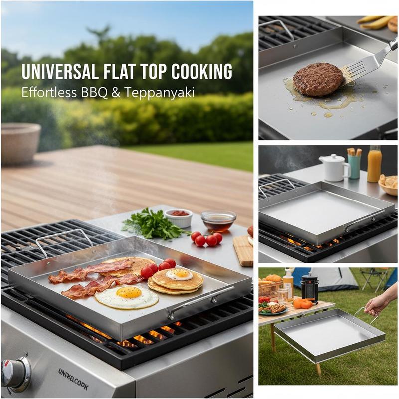 범용 플랫탑 그리들 18x16인치 캠핑, 테일게이팅 파 - Camping Cooking Device 리뷰 및 가격