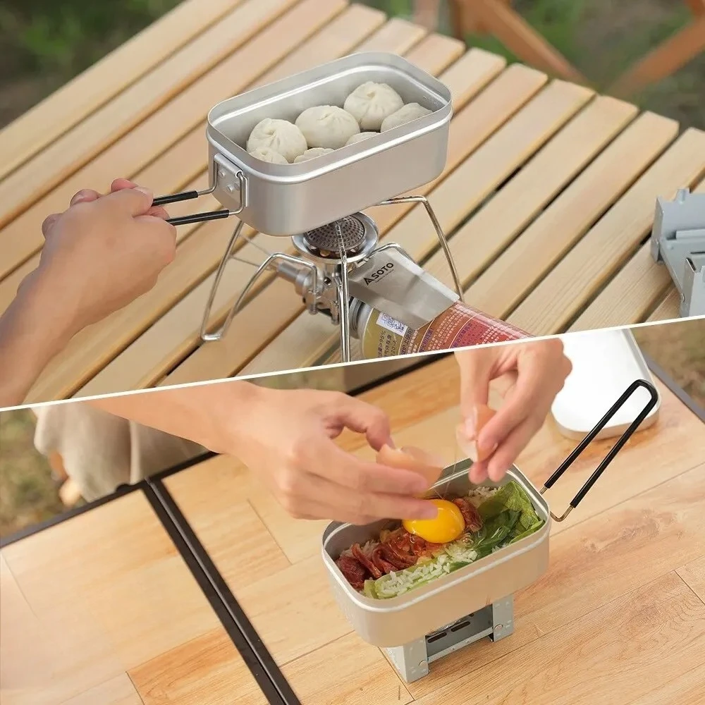 800/1400ML 알루미늄 도시락 상자 여행 캠핑 식 - Camping Cooking Dishes 리뷰 및 가격