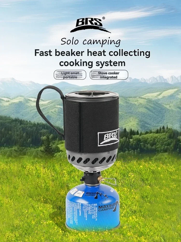 BRS-61 휴대용 열교환기 제트 버너 경량 백패킹 가 - Camping Cooking Gas Stove Portable Tool 리뷰 및 가격