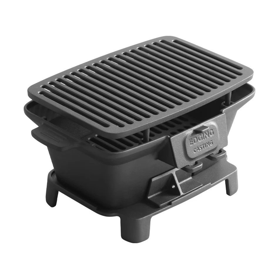 코팅되지 않은 바베큐 숯불 스토브, 바베큐 숯불 오븐, - Camping Cooking Cast Iron 리뷰 및 가격