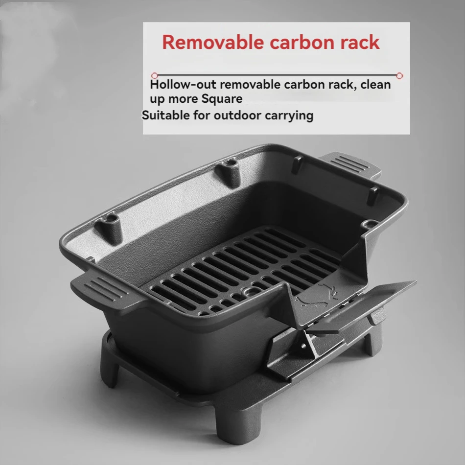 코팅되지 않은 바베큐 숯불 스토브, 바베큐 숯불 오븐, - Camping Cooking Cast Iron 리뷰 및 가격
