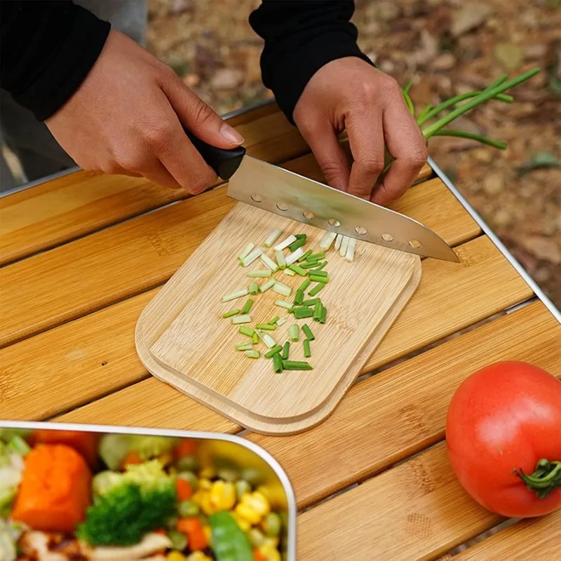 304 스테인레스 스틸 휴대용 도시락 상자, 야외 캠핑 - Camping Cooking Container 리뷰 및 가격