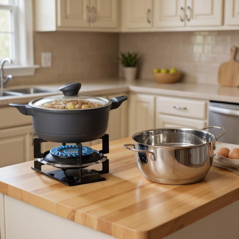 1 Pcs 가스 스토브 지지대 스테인레스 스틸 스탠드  - Camping Cooking Ring 리뷰 및 가격