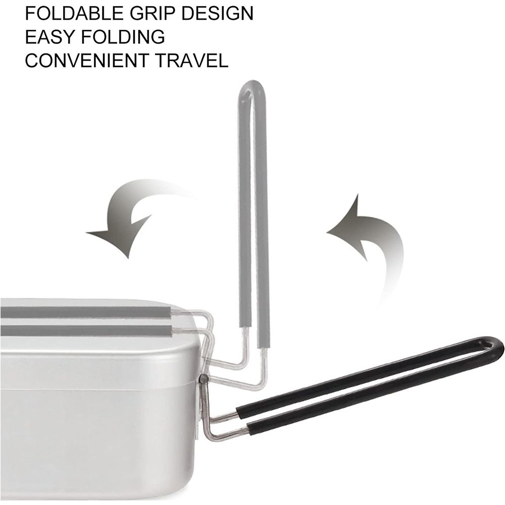 800ML 알루미늄 도시락 상자 야외 캠핑 조리기구 식 - Camping Cooking Container 리뷰 및 가격