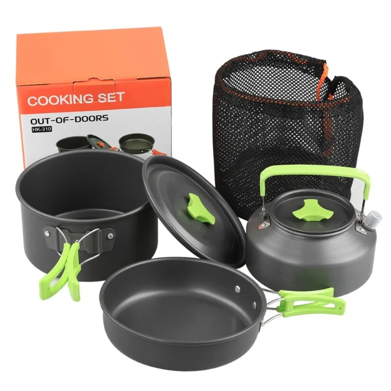 캠핑 요리 세트, 야외 주방용품 세트, 알루미늄 휴대용 - Camping Cooking Equipment Bag 리뷰 및 가격