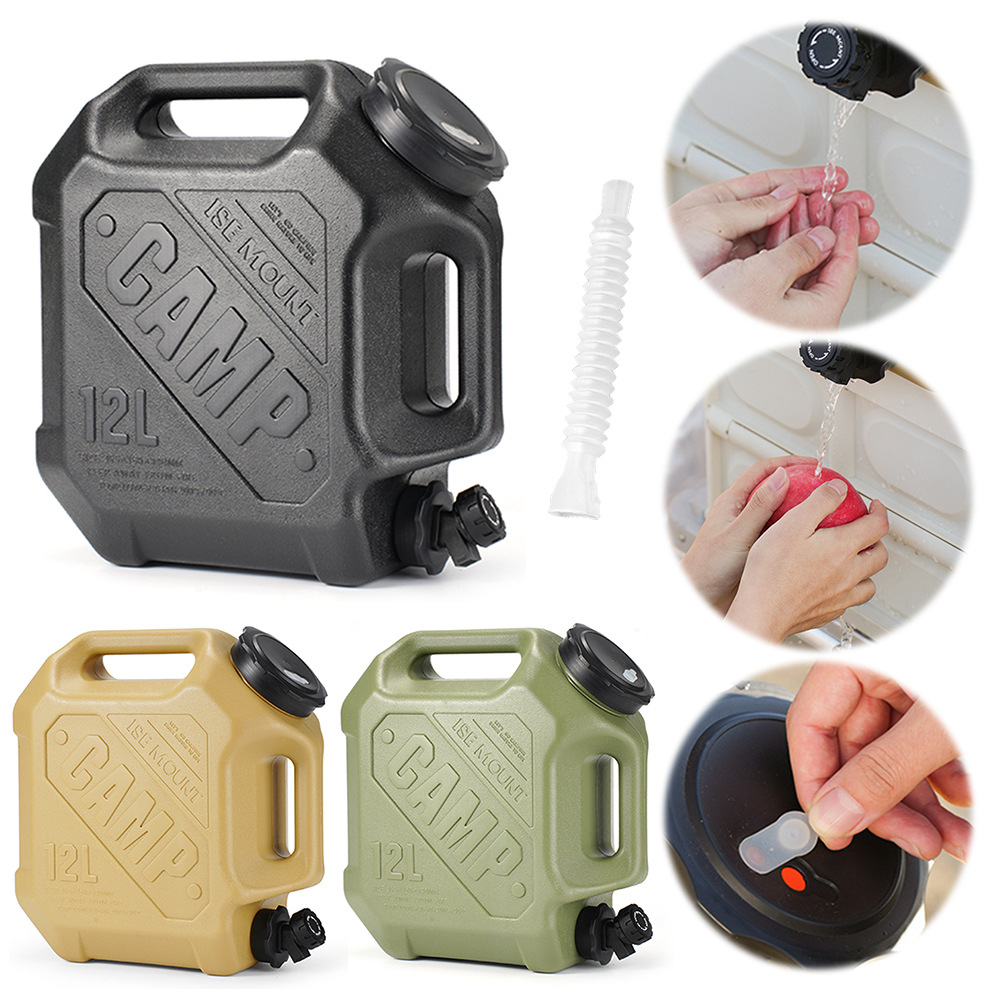 탭이 있는 12L 캠핑 물통, 대용량 물 저장 용기,  - Camping Cooking Pot Large 리뷰 및 가격