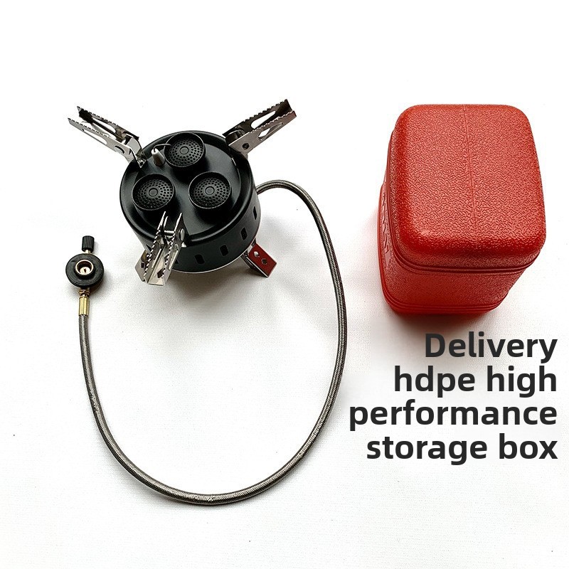 휴대용 3구 바람막이 부탄 가스레인지 접이식 야외 캠핑 - Camping Cooking Gas Stove Portable Tool 리뷰 및 가격