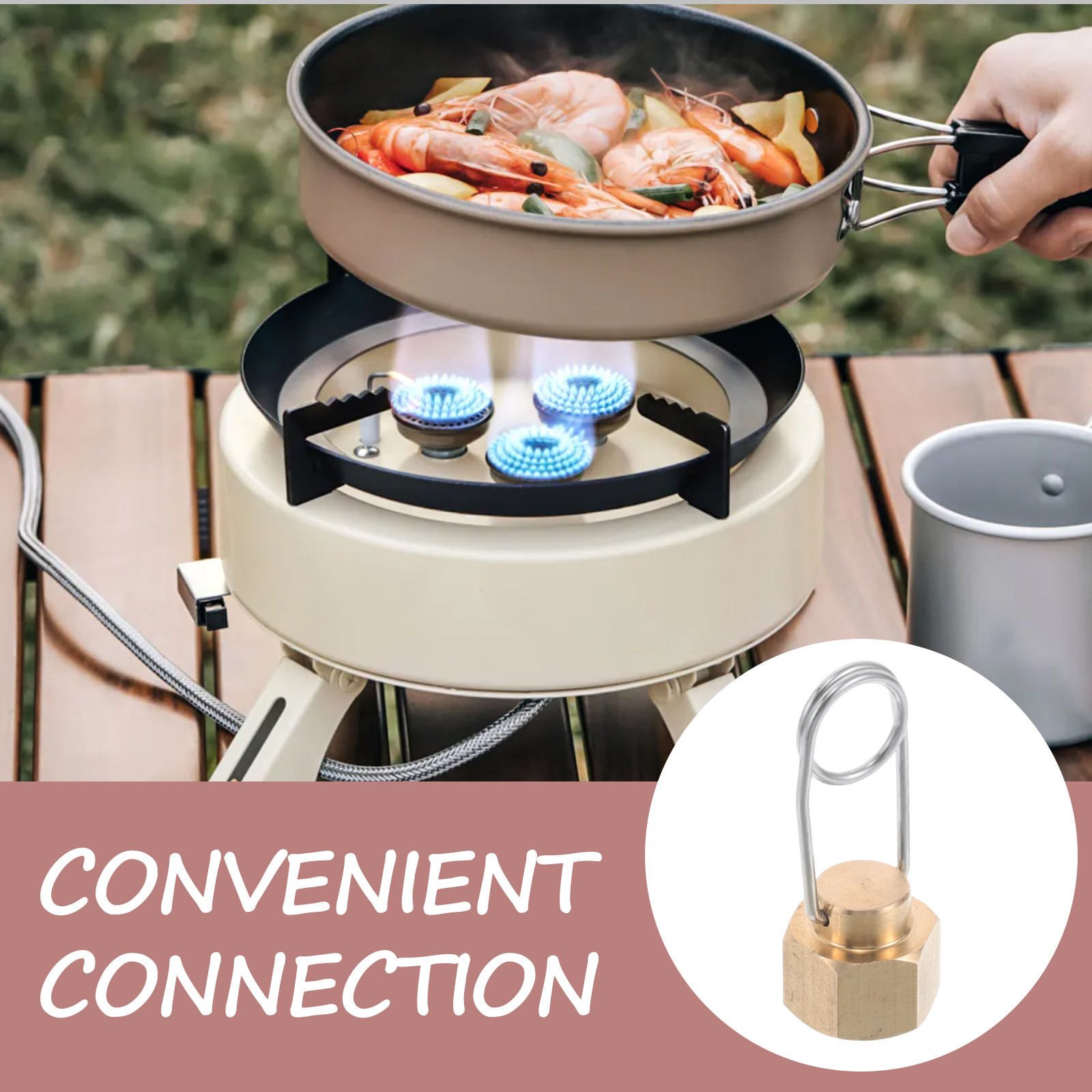프로판 가스 라인 연장 튜브 캠핑용 금속 스토브 어댑터 - Camping Cooking Youtube 리뷰 및 가격