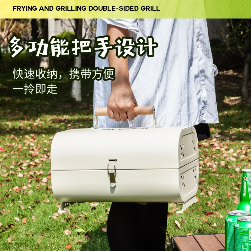 바베큐 오븐 가정용 그릴 휴대용 야외 캠핑용 무연 그릴 - Camping Cooking Device 리뷰 및 가격