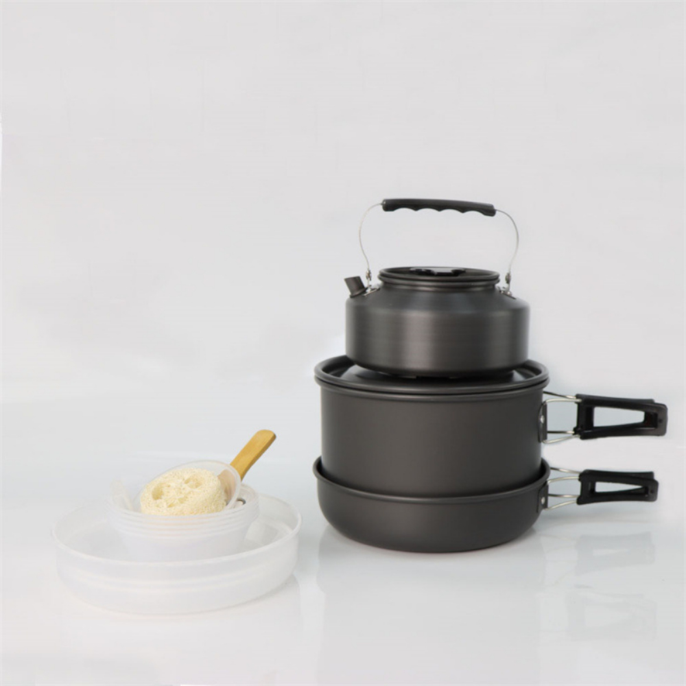 야외용 대형 조리 세트, 2~4인용 네스티드 냄비 세트 - Camping Cooking Pot Large 리뷰 및 가격