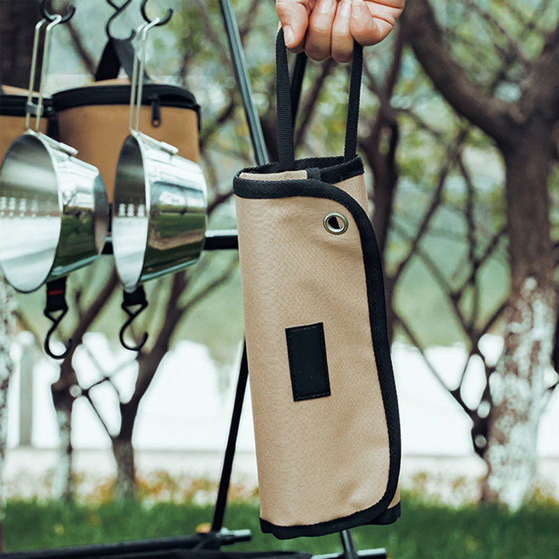 휴대용 야외 수저 보관 가방, 스테인리스 스틸 수저 걸 - Camping Cooking Equipment Bag 리뷰 및 가격