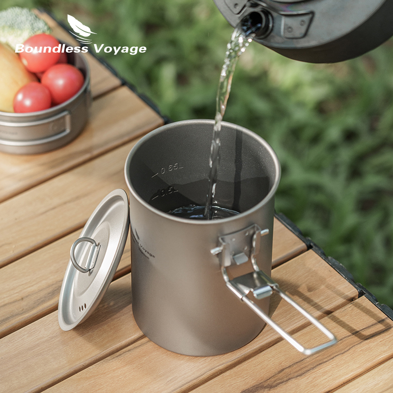 무한 항해 900ml 티타늄 냄비 컵 캠핑 조리기구 접 - Camping Cooking Lightweight 리뷰 및 가격