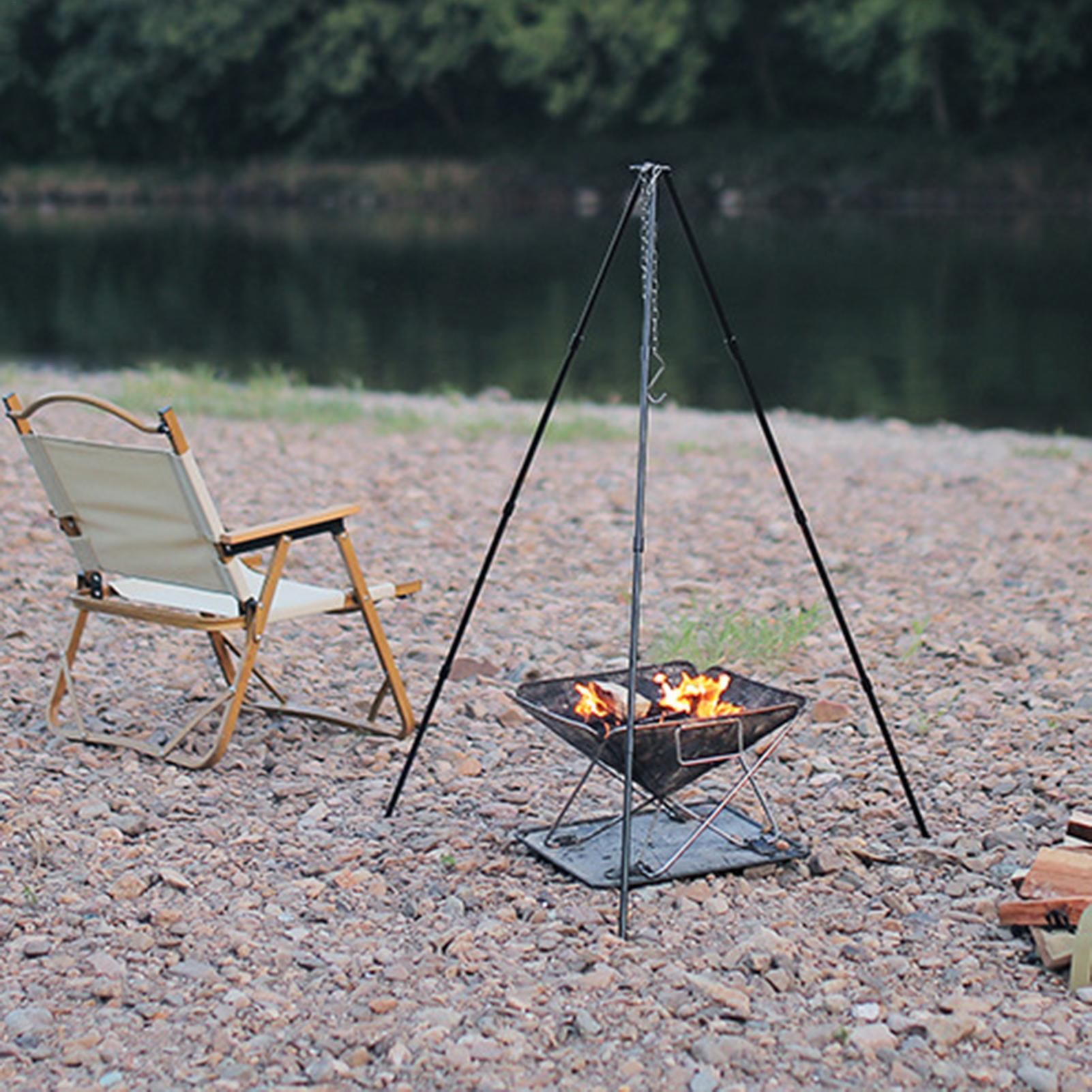 야외 대형 모닥불 삼각대 휴대용 캠핑 캠프파이어 요리  - Camping Cooking Pot Large 리뷰 및 가격