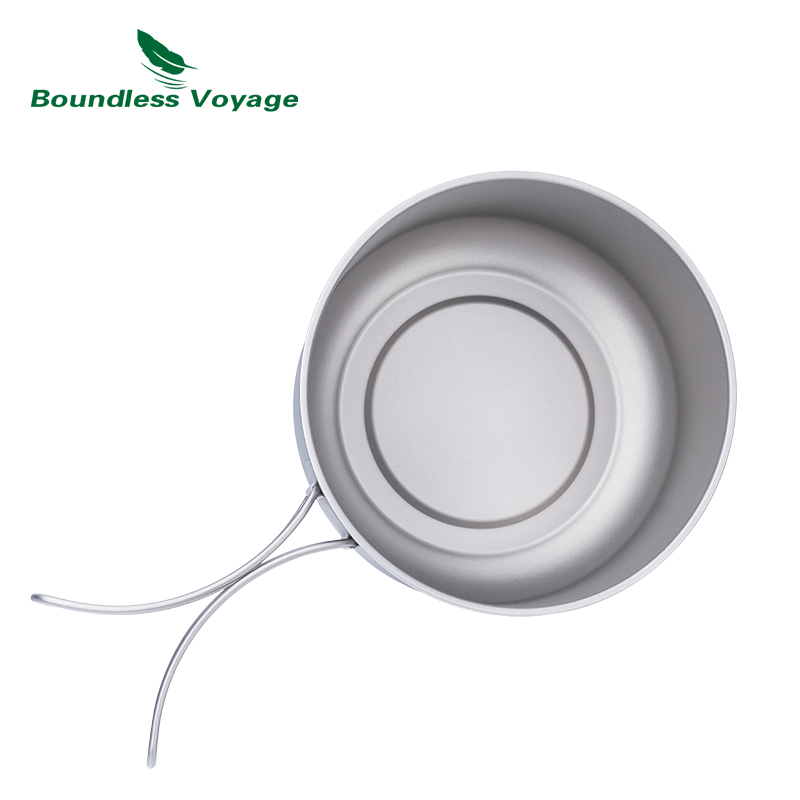 Boundless Voyage 티타늄 캠핑 냄비, 뚜껑 - Camping Cooking Lightweight 리뷰 및 가격
