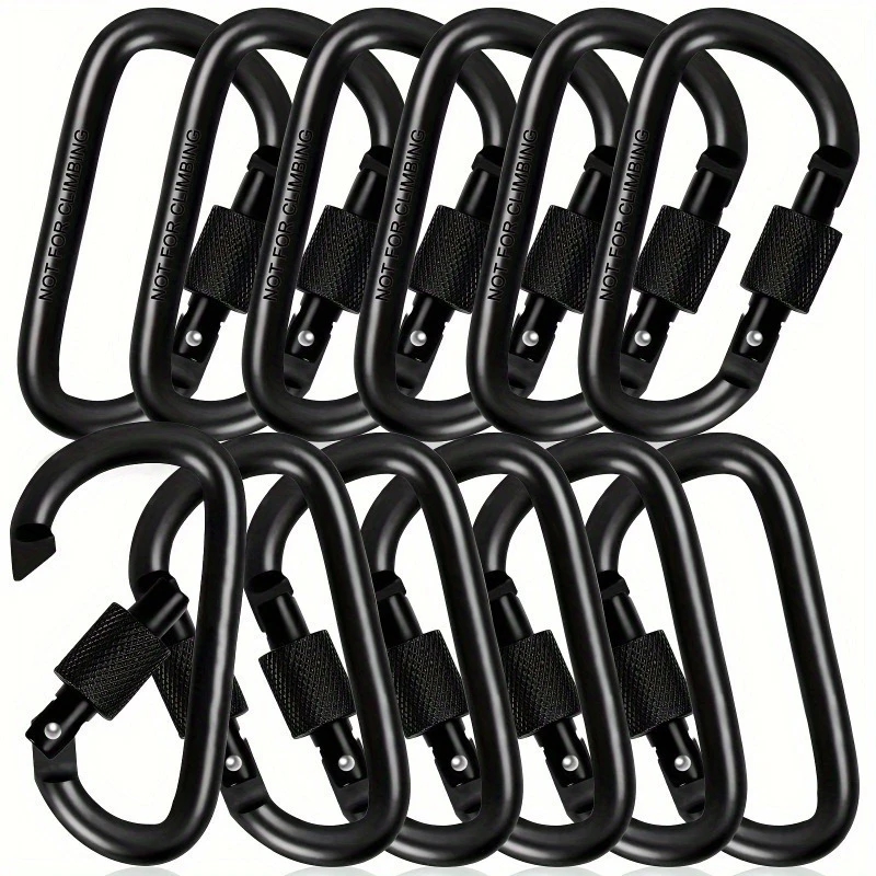 4Pcs 알루미늄 합금 D-링 Carabiner 해먹  - Camping Cooking Container 리뷰 및 가격