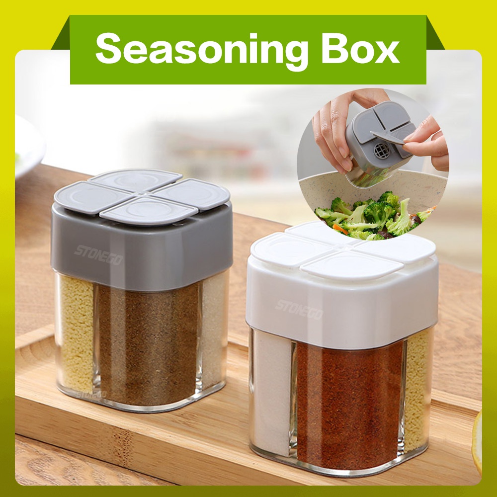 4 in 1 플라스틱 디스펜서 캠핑용 양념통(밀폐형 뚜 - Camping Cooking Container 리뷰 및 가격