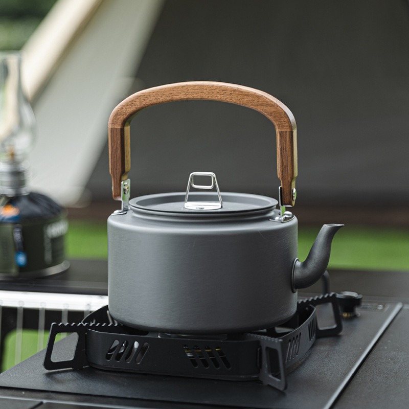 1.2L 경량 알루미늄 합금 캠핑 주전자 나무 손잡이  - Camping Cooking Lightweight 리뷰 및 가격