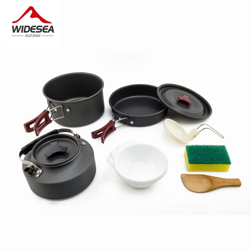 Widesea 캠핑 조리기구 세트 야외 냄비 식기 키트 - Camping Cooking And Dining Set 리뷰 및 가격