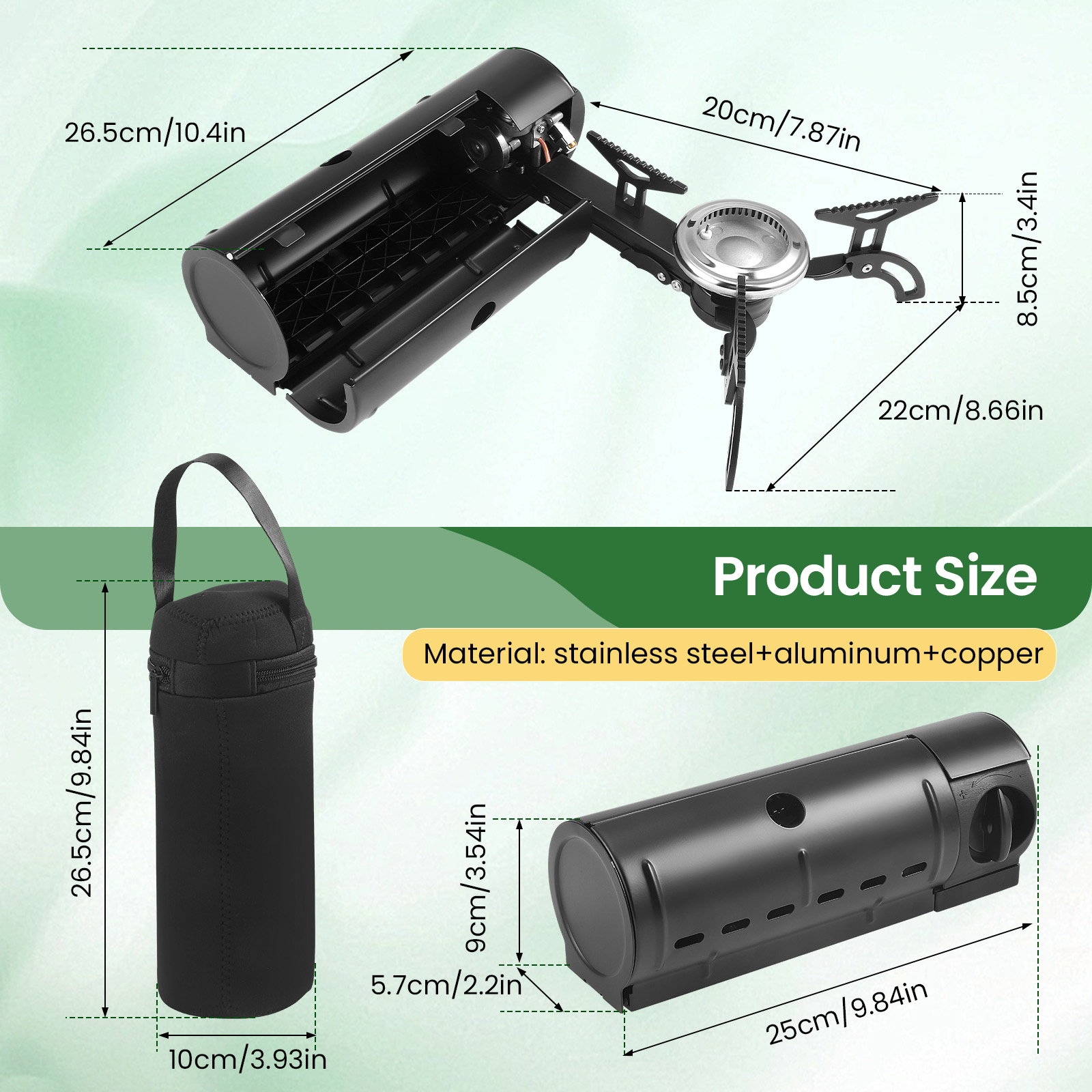 2800W 휴대용 접이식 스토브 캠핑 가스 스토브 야외 - Camping Cooking Gas Stove Portable Tool 리뷰 및 가격
