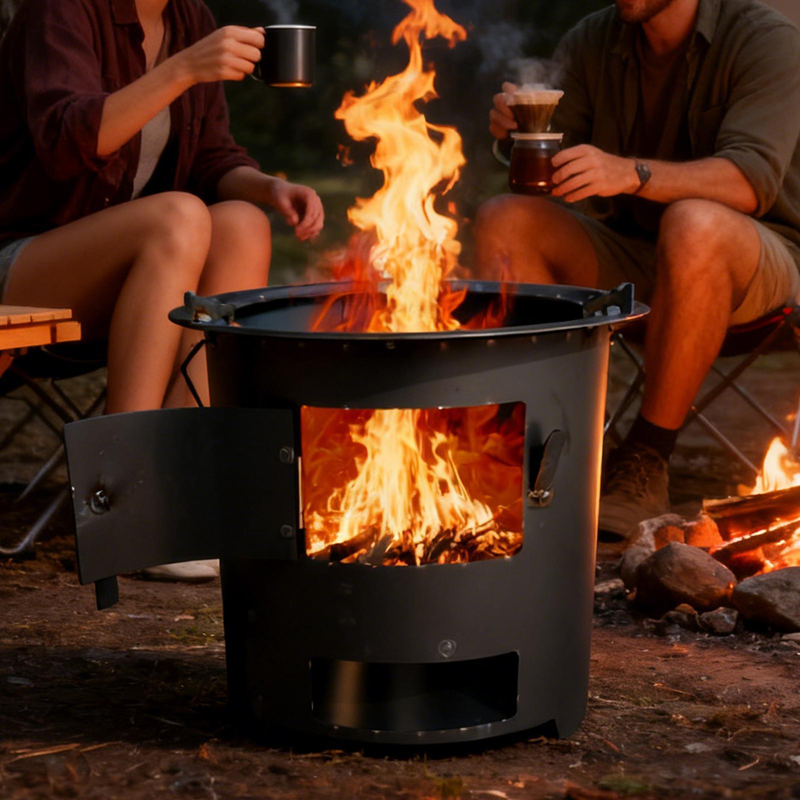 로켓 스토브 캠핑 휴대용 야외 요리 도구 그릴 및 집게 - Camping Cooking Gas Stove Portable Tool 리뷰 및 가격