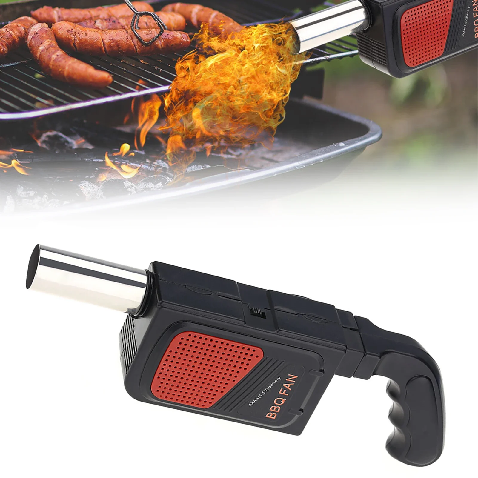 휴대용 핸드헬드 전기 바베큐 팬 공기 송풍기 야외 캠핑 - Camping Cooking Device 리뷰 및 가격