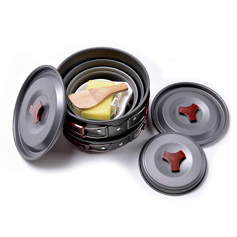 야외 캠핑 조리기구 키트, 논스틱 캠핑 팬, 경량 요리 - Camping Cooking Lightweight 리뷰 및 가격